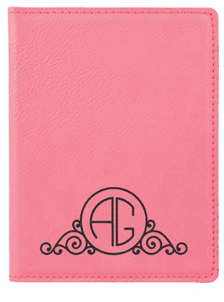 Pink Leatherette Passport Holder #3