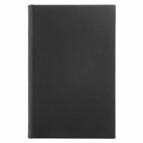 Black & Silver Leatherette Journal