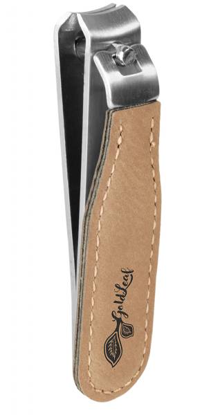 Light Brown Leatherette Nail Clipper #3