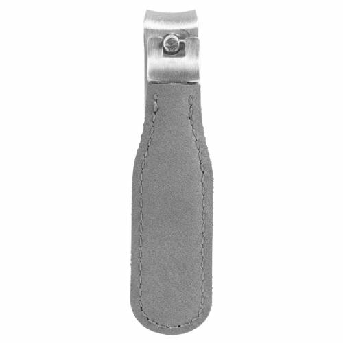 Gray Leatherette Nail Clipper