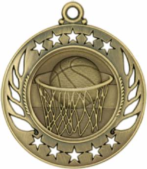 Galaxy Basketball Award Medal #2
