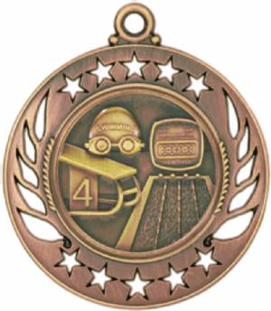Galaxy Swim Award Medal #4