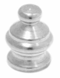 Fancy Silver Trophy Cap Nut