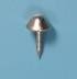 3/8" Silver Cone Head Plaque Nail #2