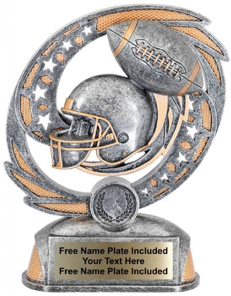 6 1/2" Football Hurricane Award