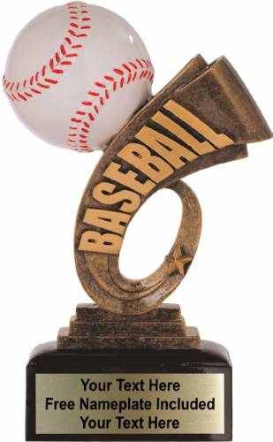 7" Baseball Trophy Headline Series Resin