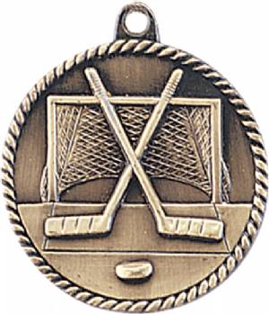 High Relief Hockey Award Medal #2