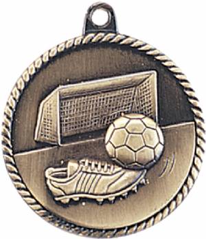 High Relief Soccer Award Medal #2