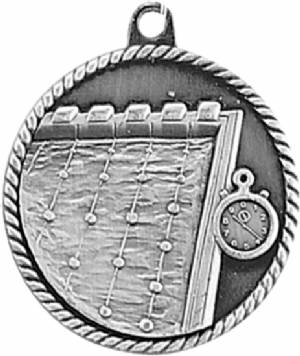 High Relief Swimming Award Medal #3