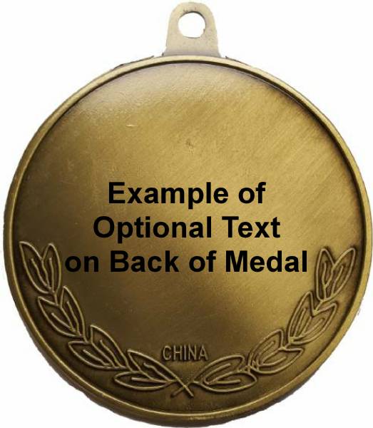 High Relief Swimming Award Medal #6