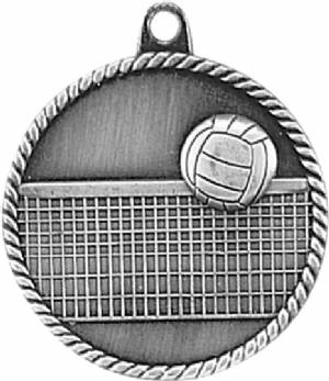 High Relief Volleyball Award Medal #3