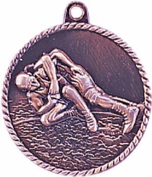 High Relief Wrestling Award Medal #4