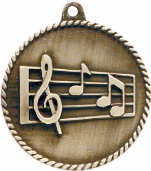 High Relief Music Award Medal #2