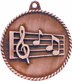 High Relief Music Award Medal #4