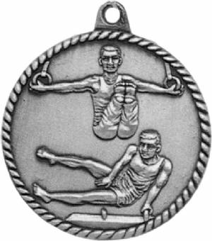 High Relief Male Gymnastic Award Medal #3