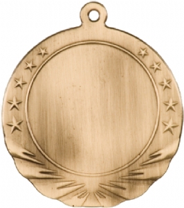 Antique Finish 2 3/4" Insert Holder Award Medal