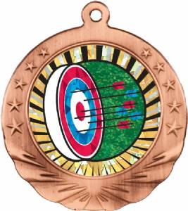 Archery Award Medal with Holographic Insert #3