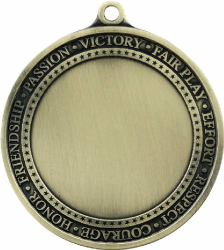 2 3/4" Gold Inspire 2" Insert Holder Medal #2