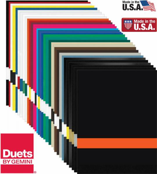 24" x 49" x 1/16" Gemini Duets XT Series Engraving Plastic 33 Colors