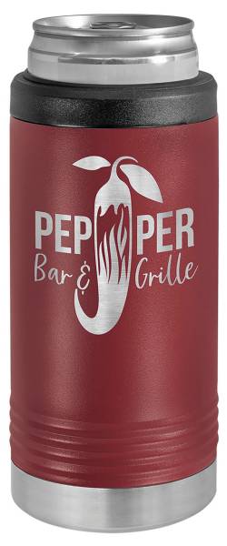 Maroon Polar Camel Vacuum Insulated Slim Can Beverage Holder #3