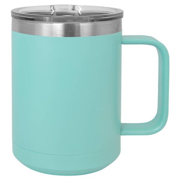 Teal 15oz Polar Camel Vacuum Insulated Travel Mug with Slider Lid