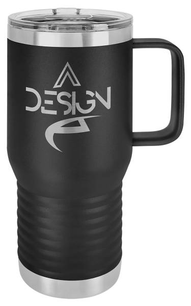 Black 20oz Polar Camel Vacuum Insulated Travel Mug with Slider Lid #2