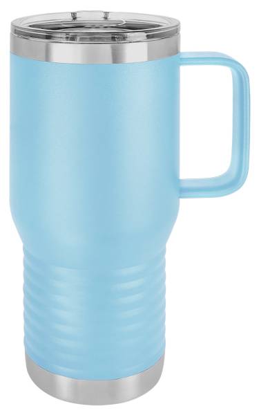 Light Blue 20oz Polar Camel Vacuum Insulated Travel Mug with Slider Lid