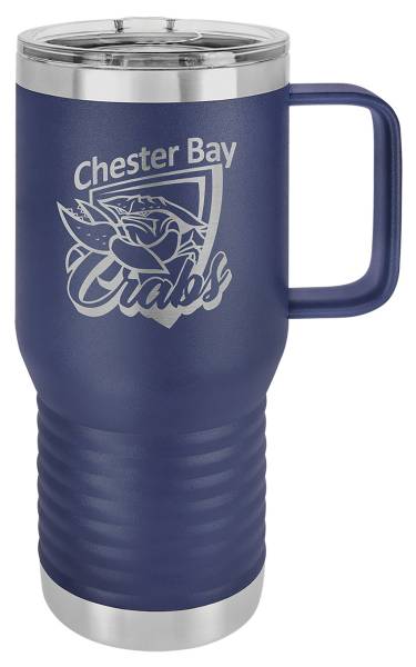 Navy Blue 20oz Polar Camel Vacuum Insulated Travel Mug with Slider Lid #2