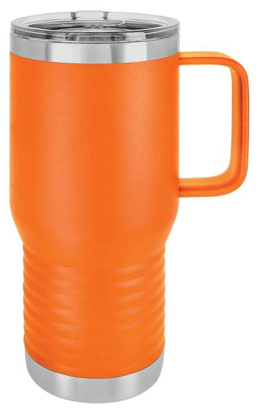 Orange 20oz Polar Camel Vacuum Insulated Travel Mug with Slider Lid