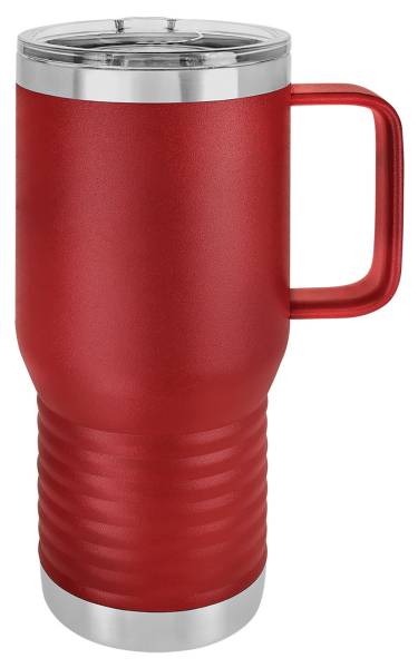 Maroon 20oz Polar Camel Vacuum Insulated Travel Mug with Slider Lid