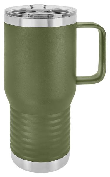 Olive Green 20oz Polar Camel Vacuum Insulated Travel Mug with Slider Lid