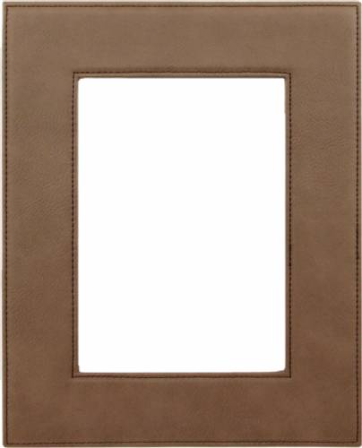 5" x 7" Dark Brown Leatherette Picture Frame