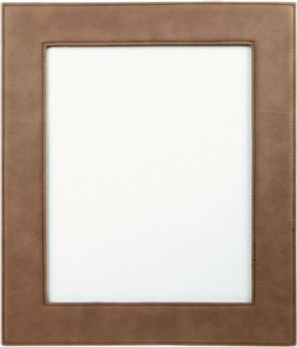 8" x 10" Dark Brown Leatherette Picture Frame