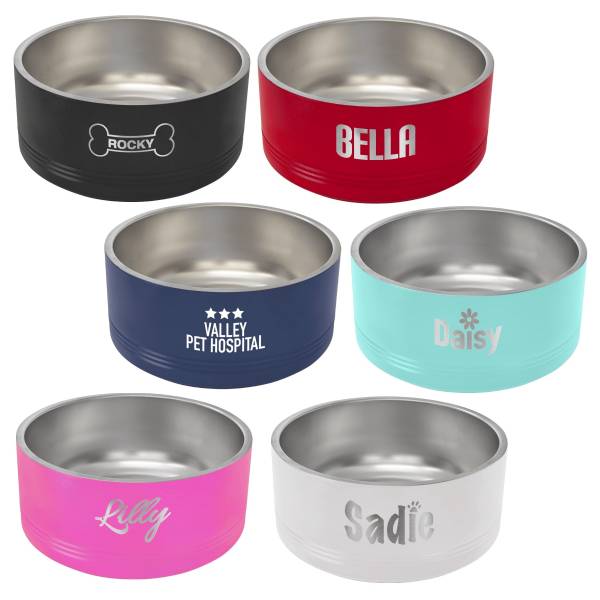 64oz. Polar Camel Stainless Steel Medium Pet Bowl