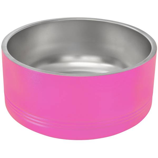 64oz. Polar Camel Stainless Steel Medium Pet Bowl #10
