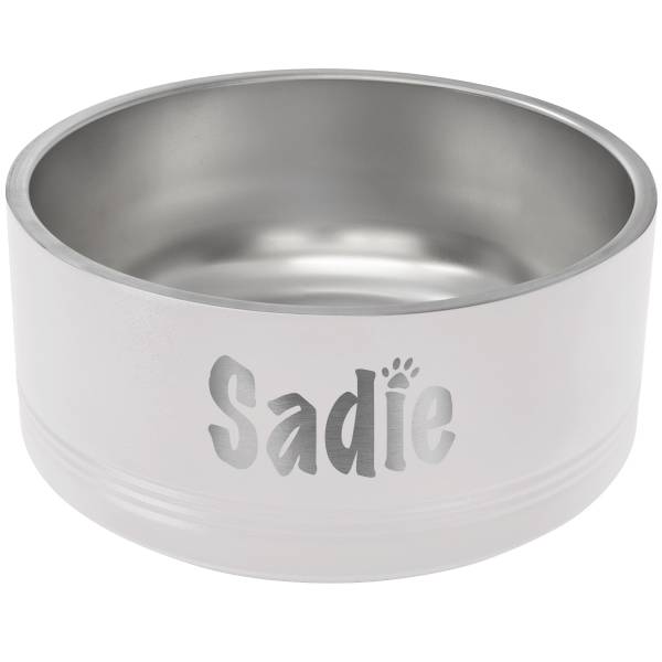 64oz. Polar Camel Stainless Steel Pet Bowl Small #13