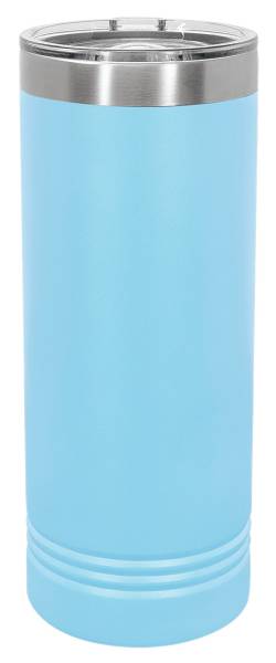 Light Blue 22oz Polar Camel Skinny Vacuum Insulated Tumbler