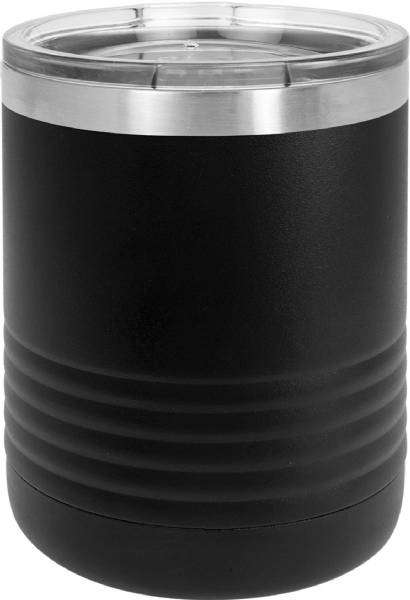 Black 10oz Polar Camel Vacuum Insulated Tumbler