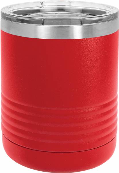 Red 10oz Polar Camel Vacuum Insulated Tumbler