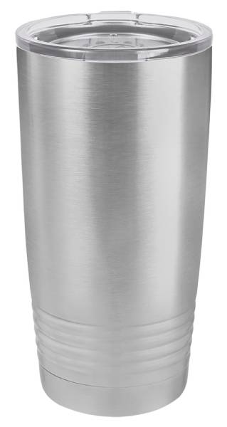 Stainless Steel 20oz Polar Camel Vacuum Insulated Tumbler with Clear Lid
