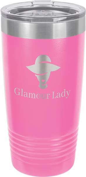 Pink 20oz Polar Camel Vacuum Insulated Tumbler with Clear Lid #2