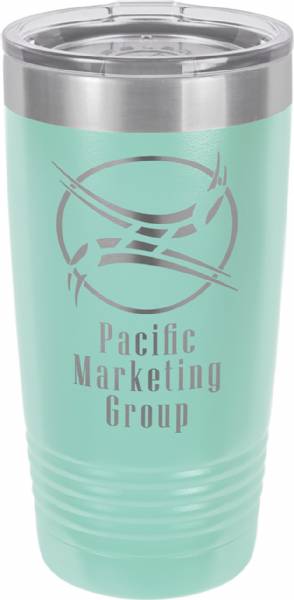 Teal 20oz Polar Camel Vacuum Insulated Tumbler with Clear Lid #2