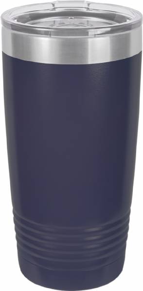 Navy Blue 20oz Polar Camel Vacuum Insulated Tumbler with Clear Lid