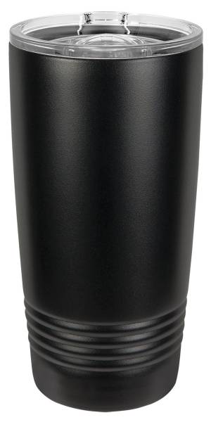 Black 20oz Polar Camel Vacuum Insulated Tumbler no Silver Ring with Slider Lid