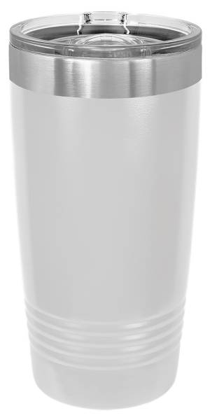 White 20oz Polar Camel Vacuum Insulated Tumbler with Slider Lid