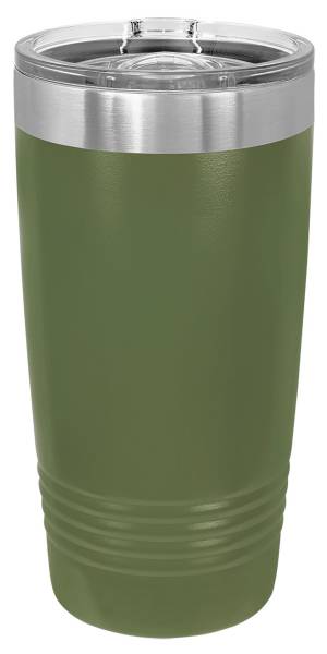 Olive Green 20oz Polar Camel Vacuum Insulated Tumbler with Slider Lid