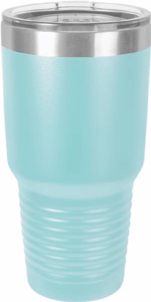 Light Blue 30oz Polar Camel Vacuum Insulated Tumbler with Clear Lid