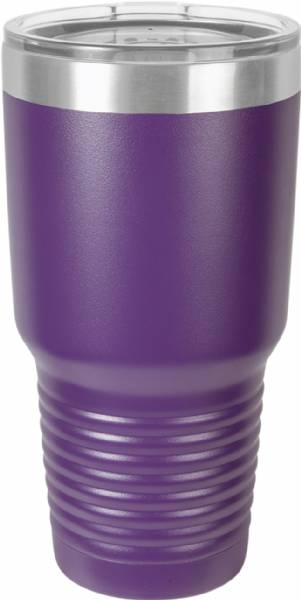 Purple 30oz Polar Camel Vacuum Insulated Tumbler with Clear Lid