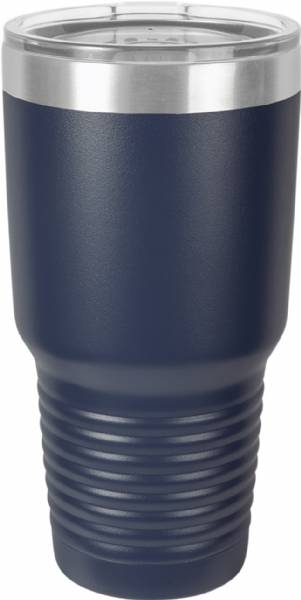 Navy Blue 30oz Polar Camel Vacuum Insulated Tumbler with Clear Lid
