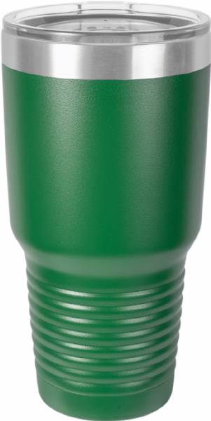 Green 30oz Polar Camel Vacuum Insulated Tumbler with Clear Lid